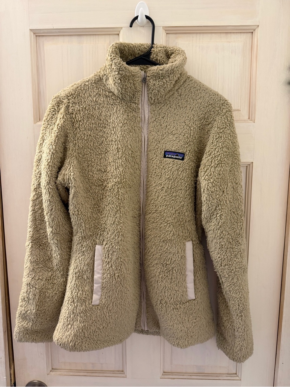 Patagonia Beige Sherpa Fleece Jacket